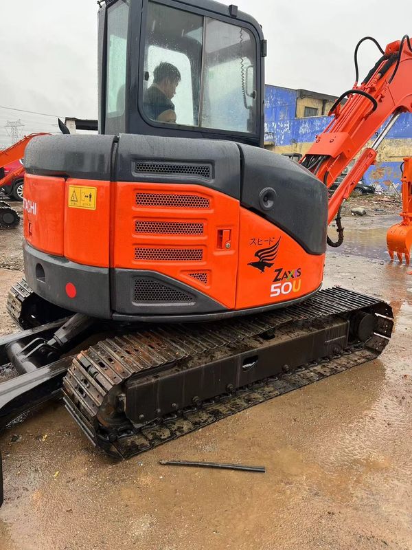 Alta potencia de excavación utilizada Hitachi zx50u/excavadora mini de segunda mano Hitachi zx50 u