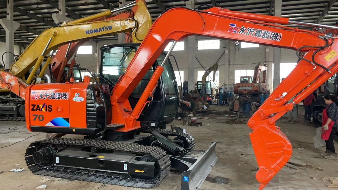 Hitachi en stock Buena condición excavadora usada Hitachi zx70/ de segunda mano buena condición Hitachi zx70