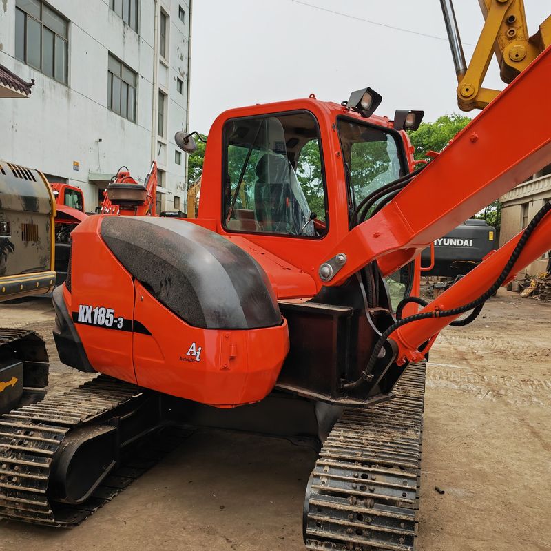 Excavadora usada de tamaño medio kubota185/preparada para el envío Excavadora de segunda mano Kubota 185 a la venta