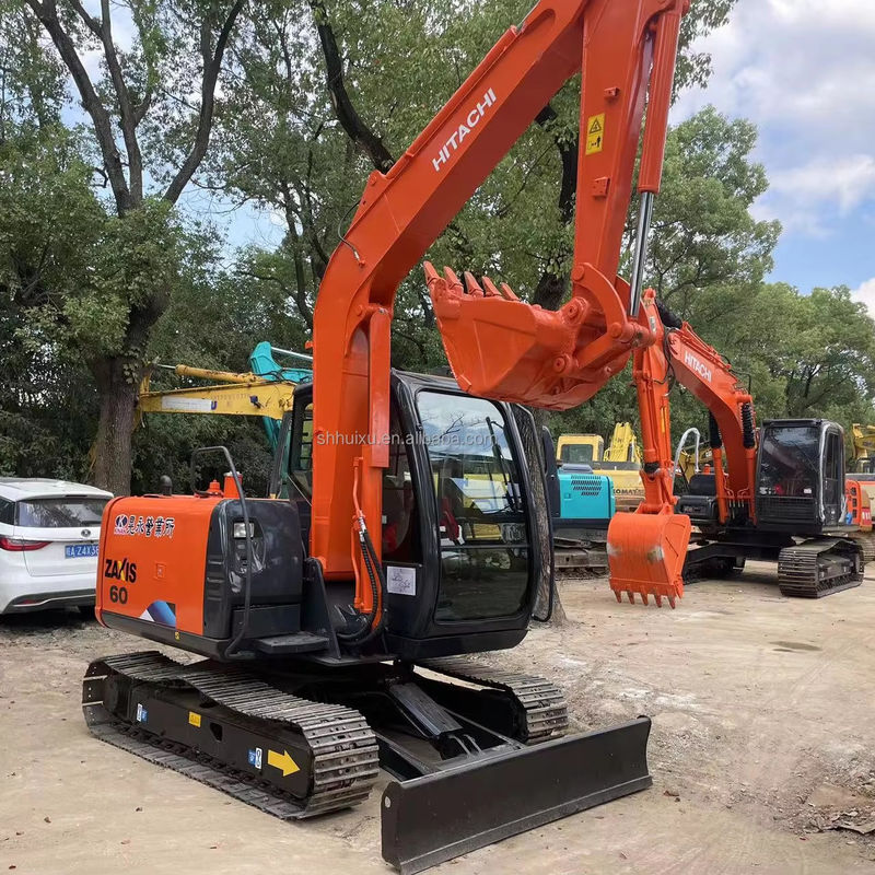 Excavadora usada Hitachi ZX60 excavadora pequeña China exporta máquinas Hitachi ZX60 excavadora mini excavadora buen precio para la venta