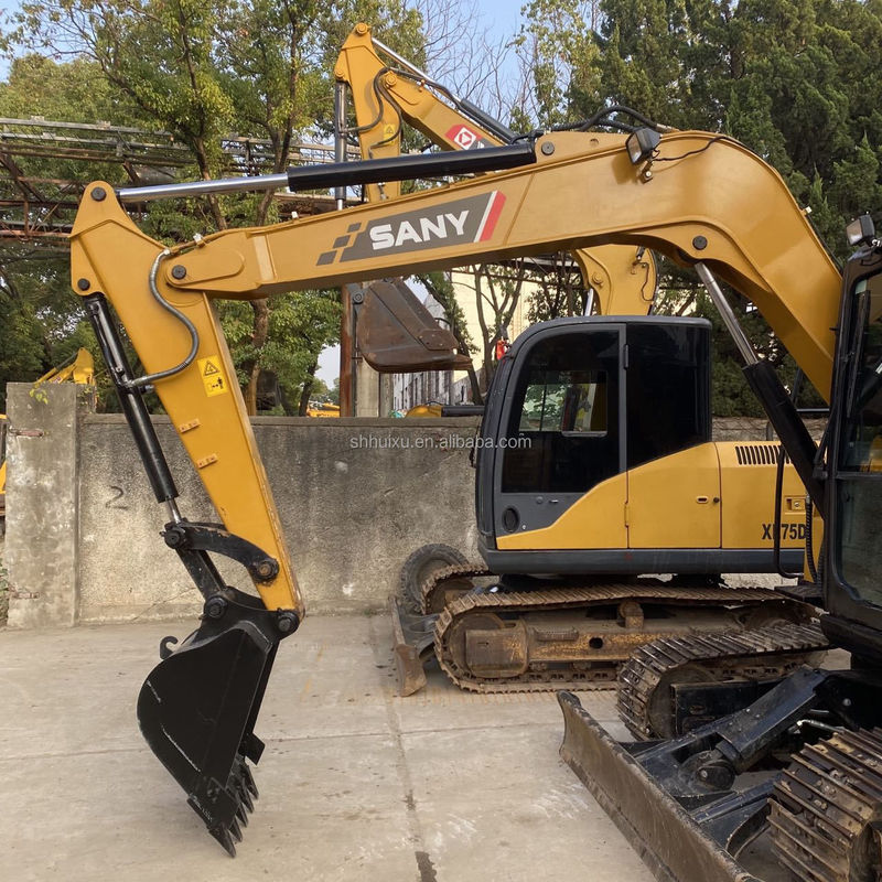 China Excavadora Sany original de segunda mano 75c SY75C-10 SY75C-8 SY75C-9 Mini Excavadora de 8 toneladas