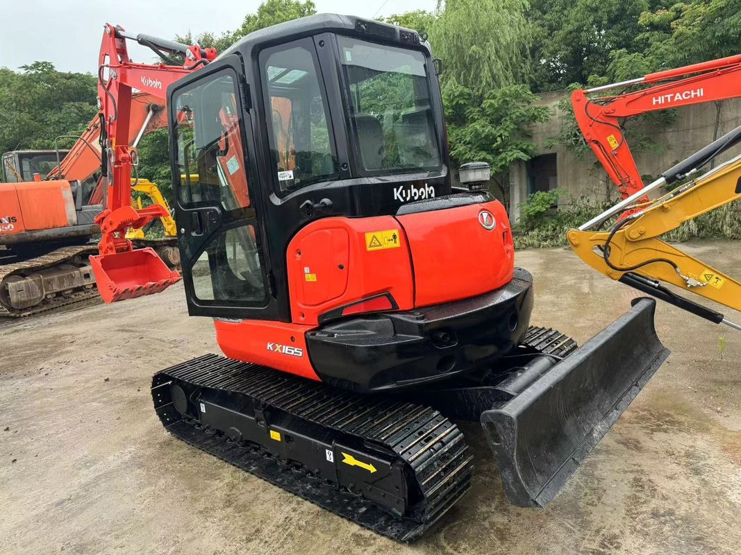 Precio bajo excavadora usada 6.5Ton hidráulica excavadora KUBOTA KX165 de segunda mano excavadoras KUBOTA165 originales de Japón para la venta