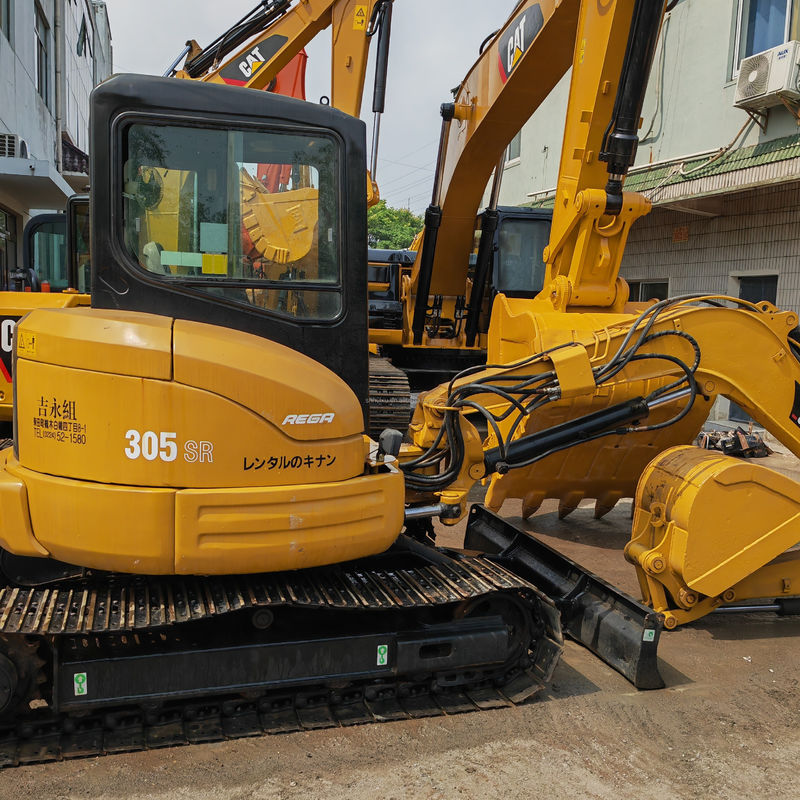 Excavadora mini de segunda mano de 5 toneladas Cat 305sr