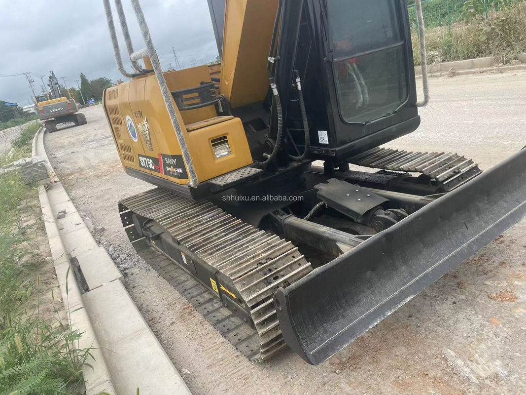 Excavadora usada de tamaño medio usada sany 75c/segundo mano sany 75c a la venta
