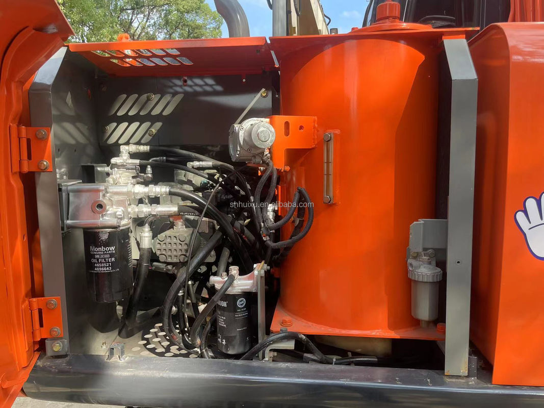 12000kg Zx120 Excavadora usada de Hitachi de segunda mano con pintura original 0.51m3