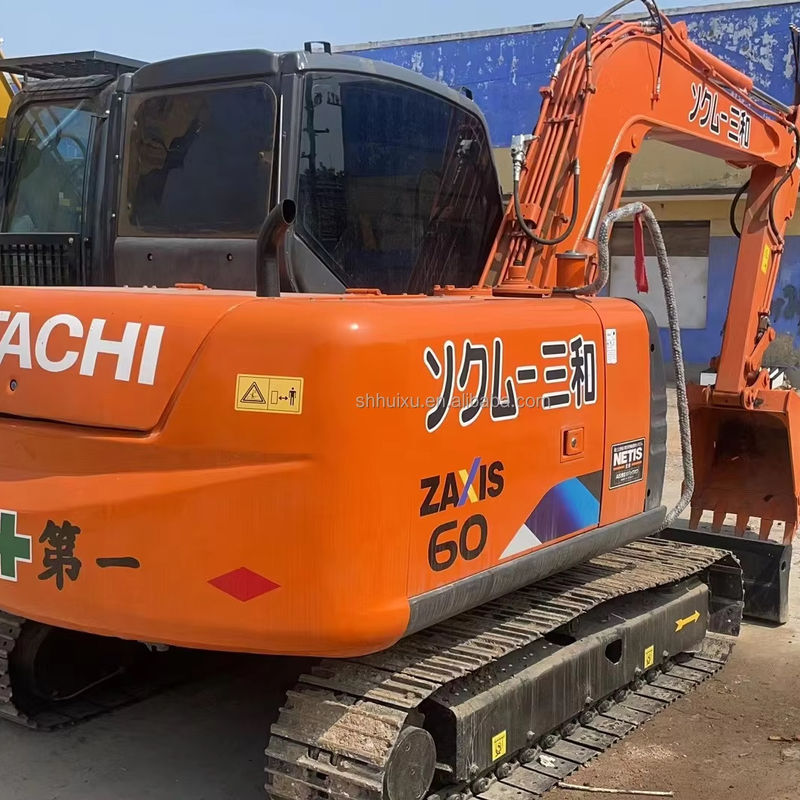 6000KG Zx60 Excavadora usada Hitachi Color original Excavadora usada Hitachi Mini