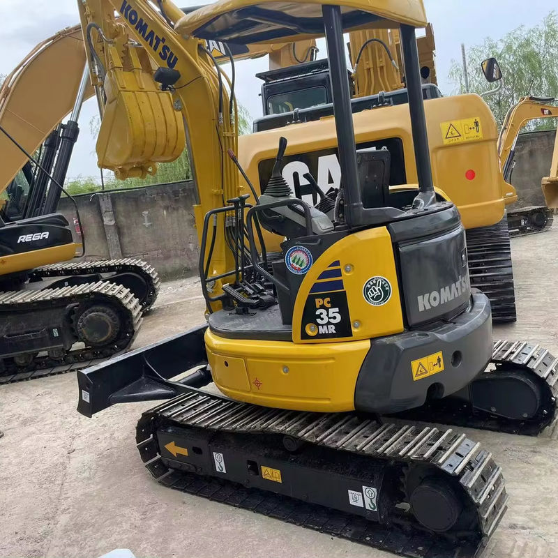 Usado Komatsu PC35MR mini excavadora máquina de construcción mini excavadora de rastreo usado komatsupc35 venta caliente