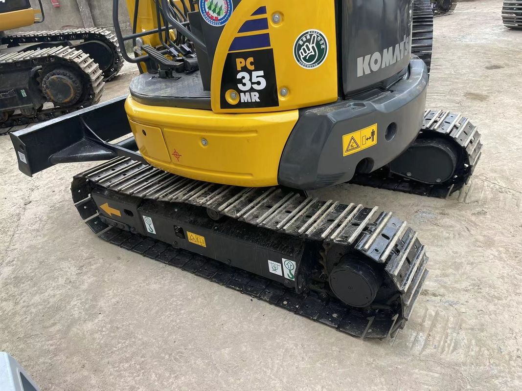 Usado Komatsu PC35MR mini excavadora máquina de construcción mini excavadora de rastreo usado komatsupc35 venta caliente
