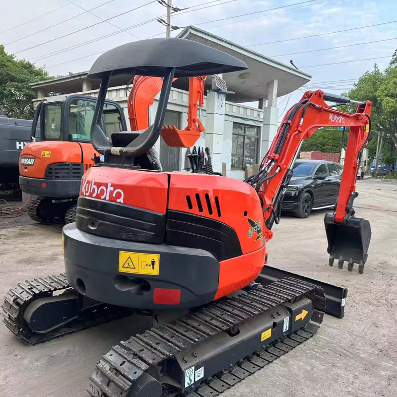 0.15m3 Cubo Rojo Mini Excavadora Usada Kubota U35 Mini Excavadora de segunda mano