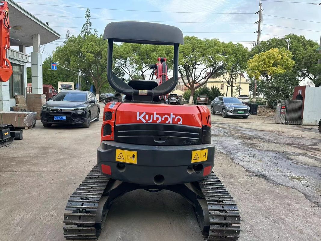 0.15m3 Cubo Rojo Mini Excavadora Usada Kubota U35 Mini Excavadora de segunda mano