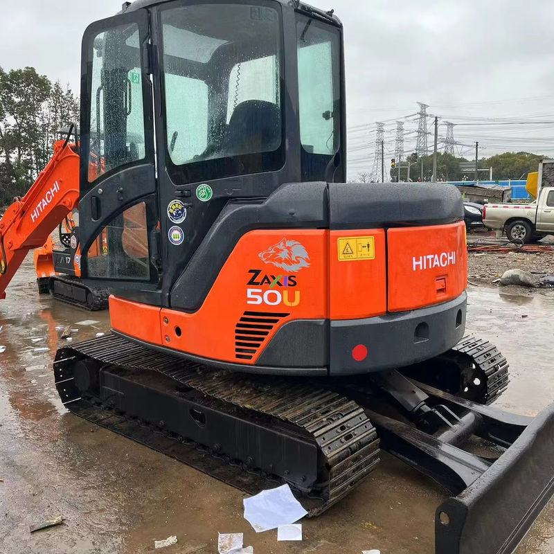 5500kg Mini Excavadora Usada Hitachi Zx50u Excavadora de segunda mano Color original