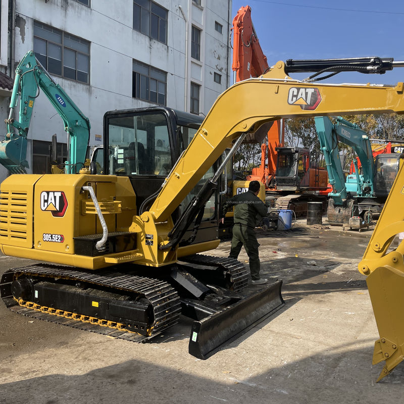 Supervalor Experiencia Excavadora usada CAT 305.5 CAT 305.5E2 307d 306 308c mini excavadora para la venta