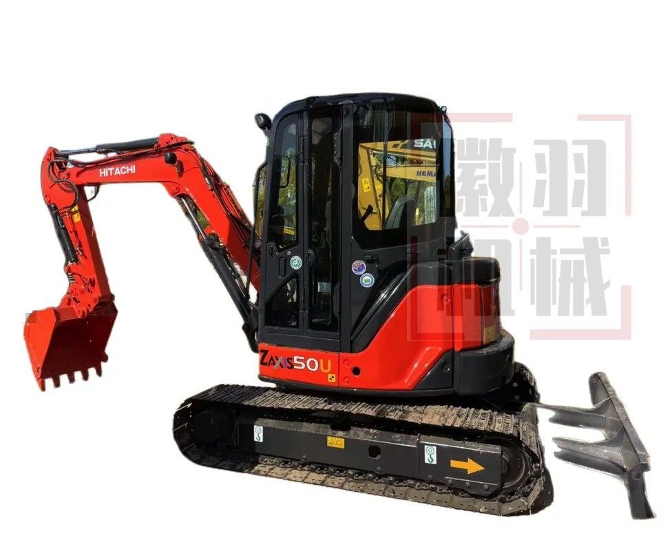 Excavadora mini de 5 toneladas de la marca japonesa Hitachi Zx50u de segunda mano