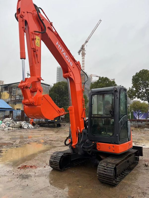 Excavadora mini de 5 toneladas de la marca japonesa Hitachi Zx50u de segunda mano