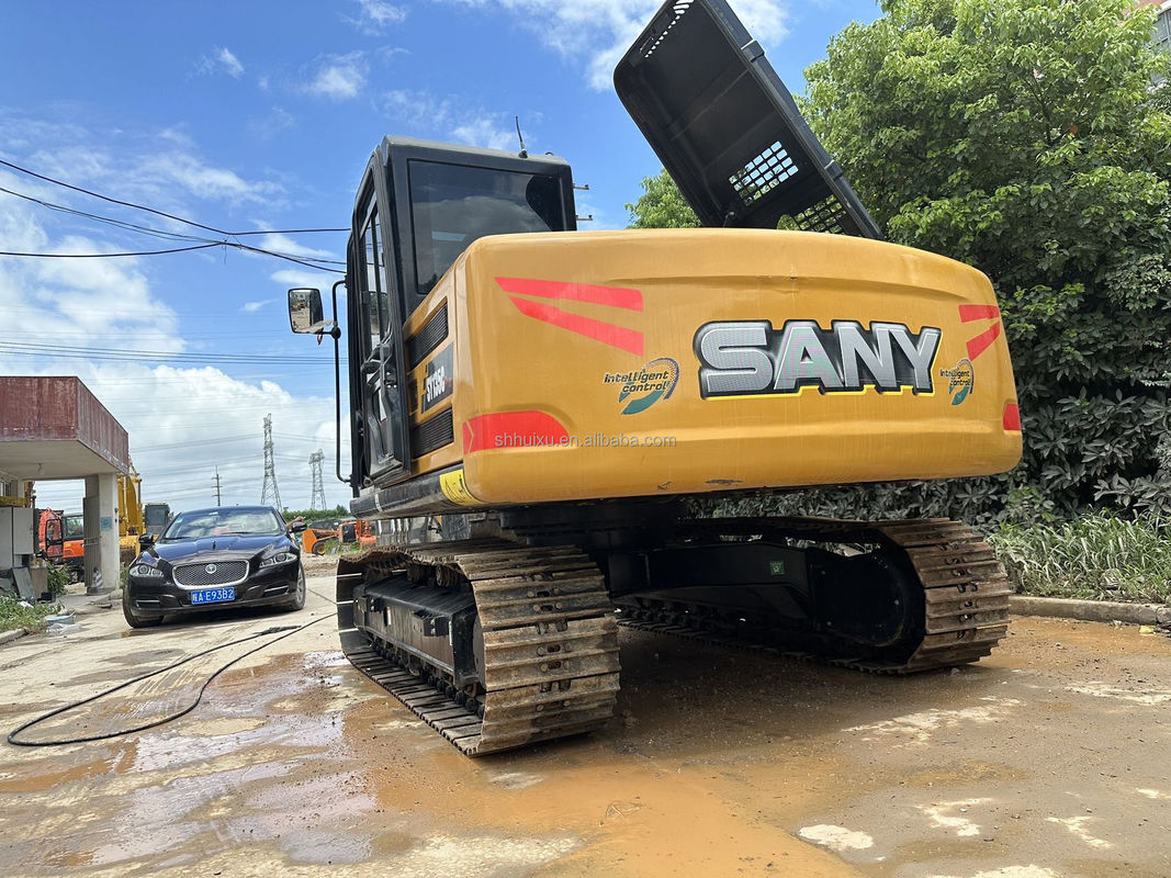 13 toneladas de excavadora usada Sany 135 excavadora de segunda mano 1.4m3 Capacidad de cubo