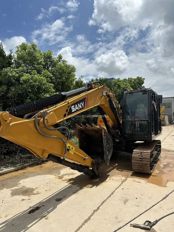 13 toneladas de excavadora usada Sany 135 excavadora de segunda mano 1.4m3 Capacidad de cubo