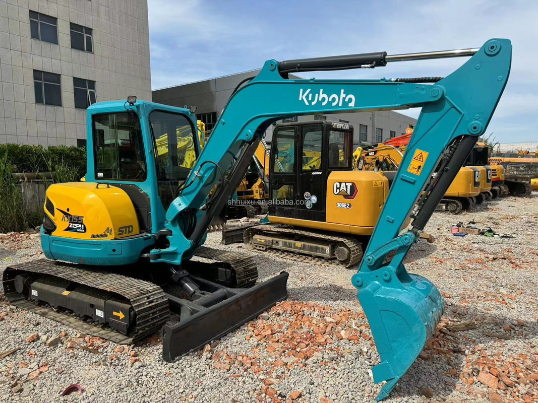Mini Excavadora de rastreo Kubota 155 de segunda mano Excavadora de horas de trabajo bajas