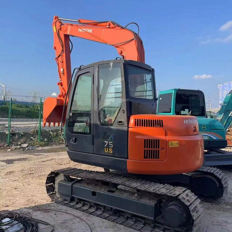7.1 tonelada de excavadora usada original de Hitachi Zx70 Zx75 Mini 0,33m3