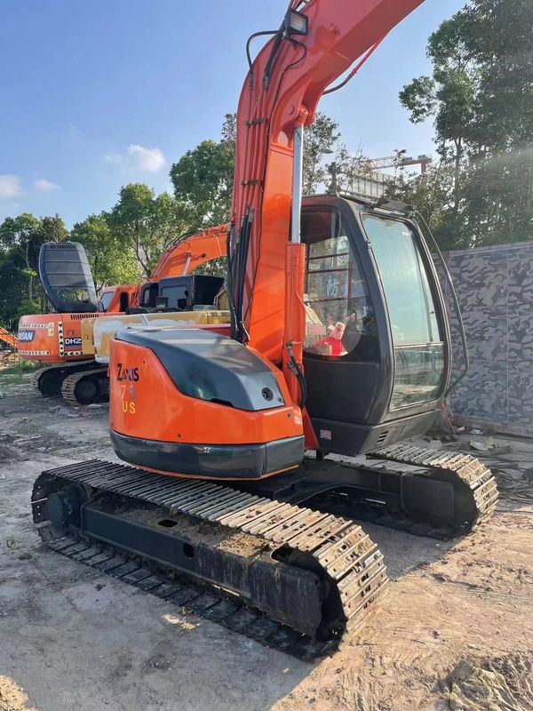 7.1 tonelada de excavadora usada original de Hitachi Zx70 Zx75 Mini 0,33m3