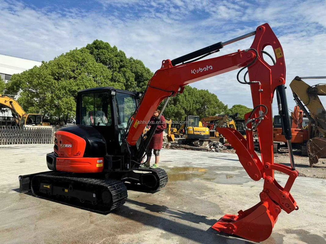 Mini KUBOTA KX165 excavador de segunda mano tipo de rastreador