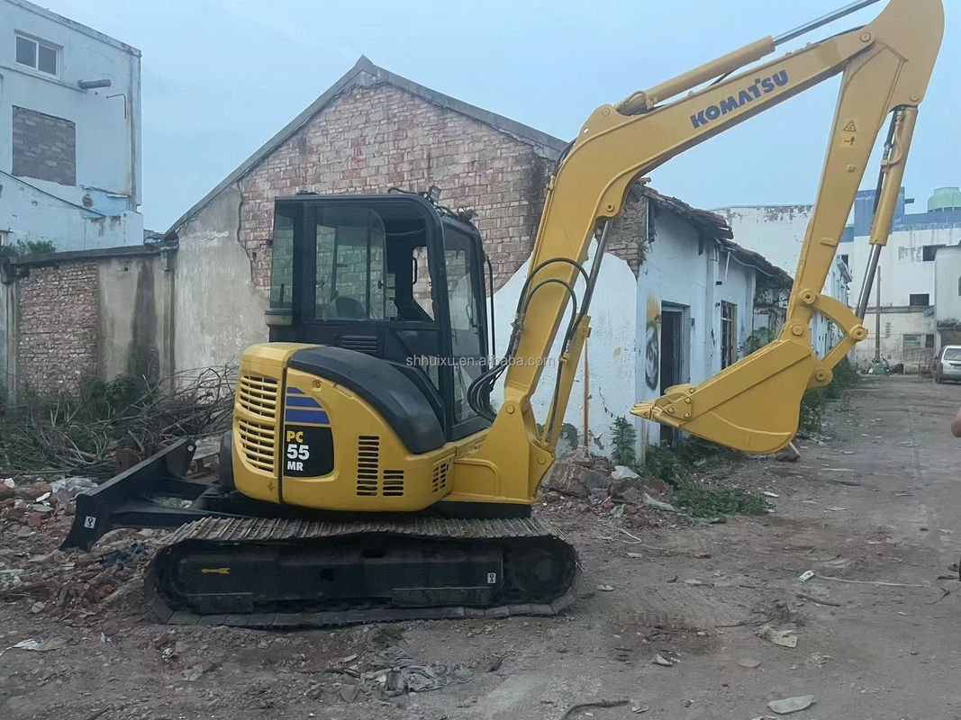 100% Japón máquinas usadas excavadoras Komatsu PC55 precio bajo excavadora de segunda mano Komatsu pc55 a la venta