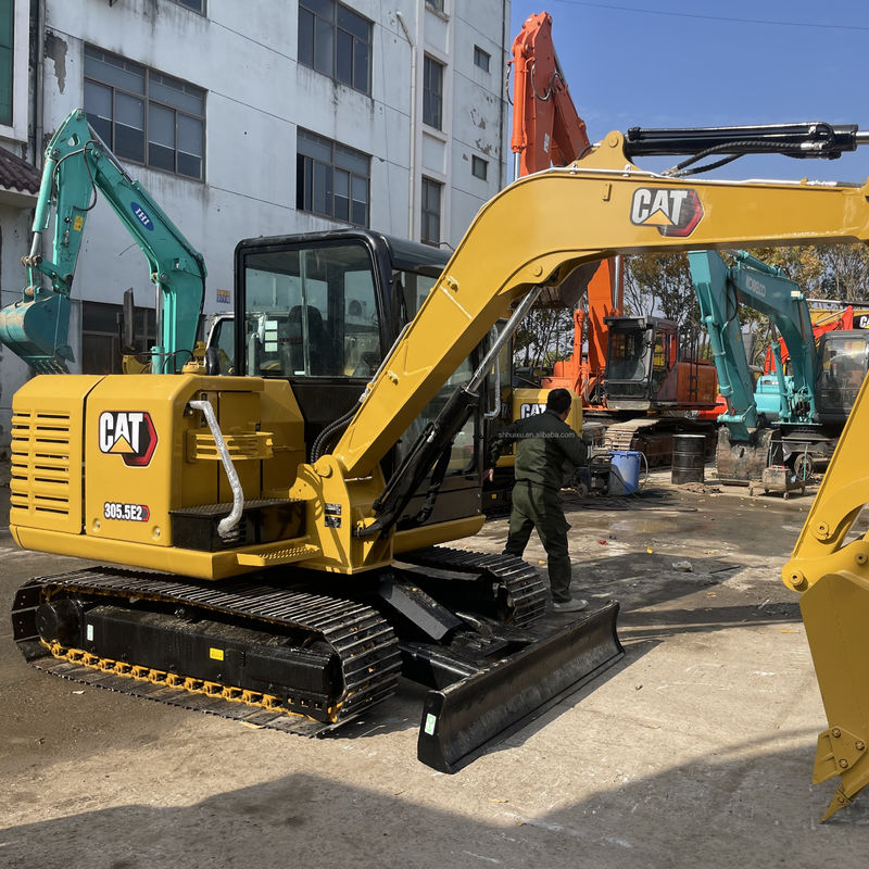Super Experiencia Excavadora usada CAT 305.5 CAT 305.5E2 mini excavadora a la venta bajo precio