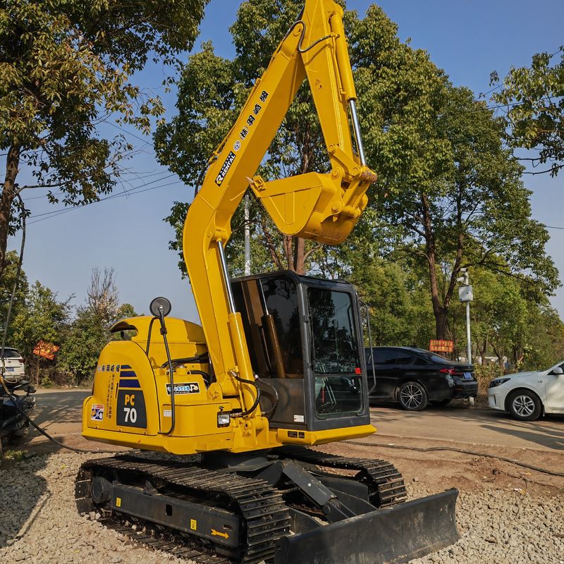 horas de trabajo bajas excavadora usada komatsu pc70-8/excavadora usada de alta potencia Komatsu pc70-8