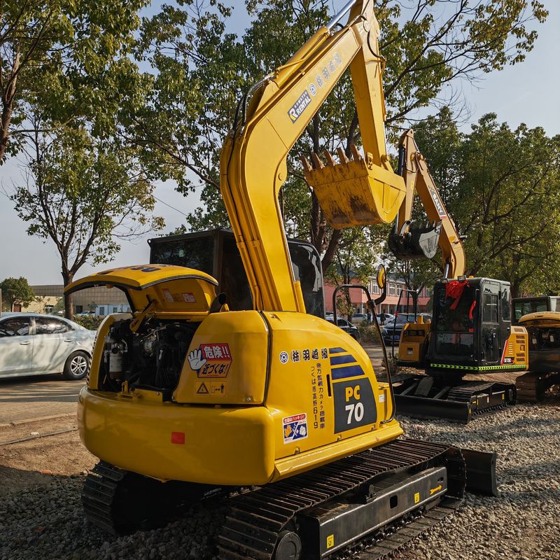 horas de trabajo bajas excavadora usada komatsu pc70-8/excavadora usada de alta potencia Komatsu pc70-8
