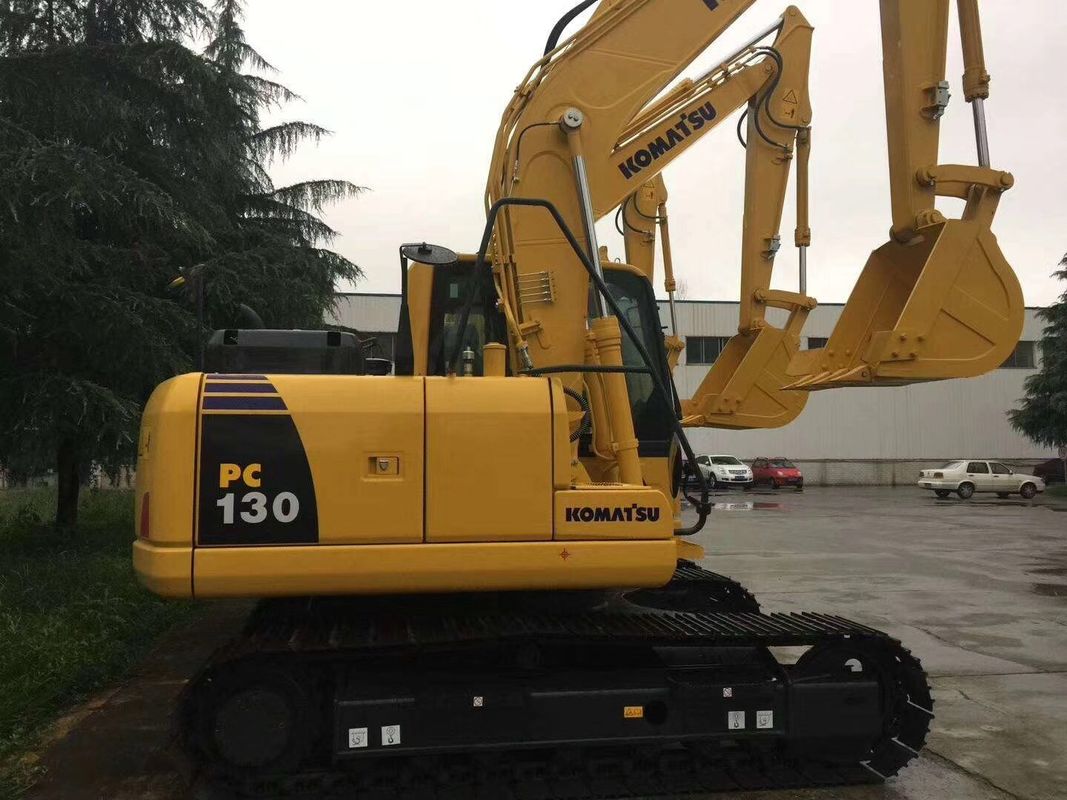 máquina excavadora media con motor japonés de segunda mano komatsu pc130/usada komatsu pc130 con horas de trabajo bajas en venta