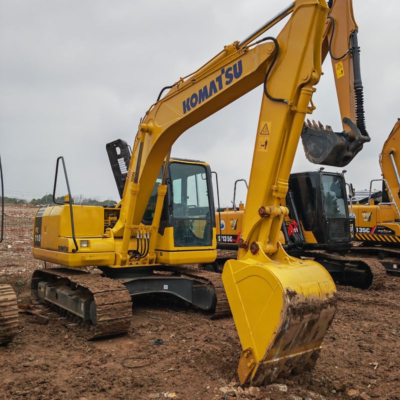 Color original usado Komatsu pc110/Excavadora de rastreo hidráulico usado komatsu pc110 en venta