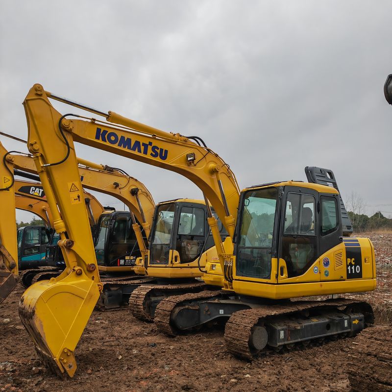 Color original usado Komatsu pc110/Excavadora de rastreo hidráulico usado komatsu pc110 en venta