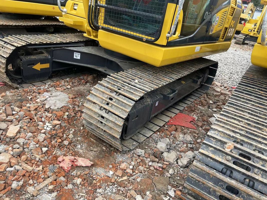 NUEVA Llegada Excavadora usada KOMATSU PC130/BAJA HORA DE TRABAJO Segunda mano KOMATSU EXCAVAYOT Buenas condiciones de movimiento