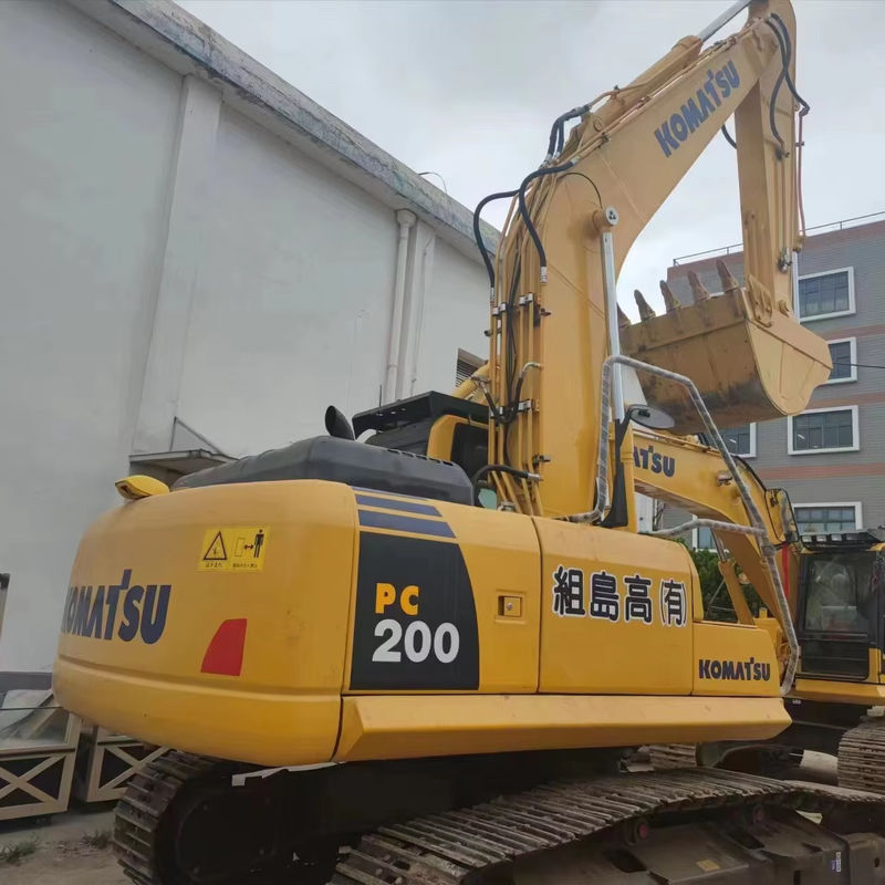 excavadora de rastreo usada komatsu pc200/buen estado con gran potencia excavadora de segunda mano komatsu pc200 para la venta