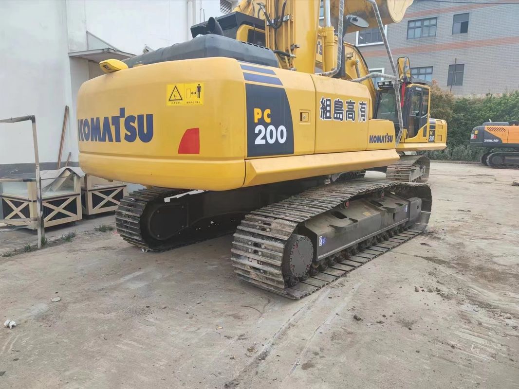 excavadora de rastreo usada komatsu pc200/buen estado con gran potencia excavadora de segunda mano komatsu pc200 para la venta