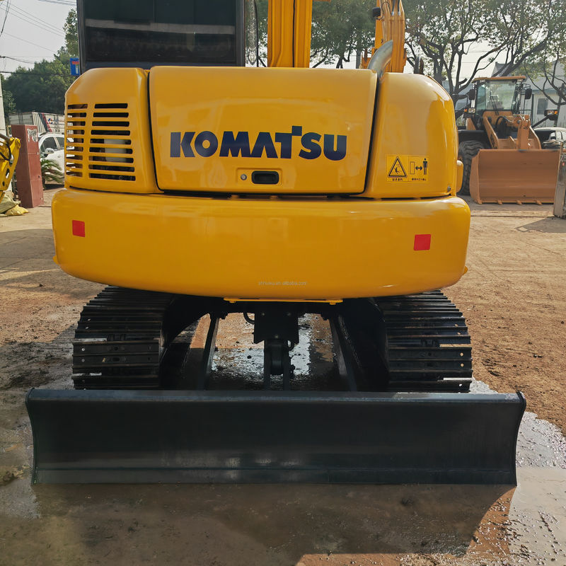 7 toneladas Usado Komatsu Pc70 8 Pc70 de segunda mano 8 Komatsu 7000KG 0,3m3 Capacidad de cubo