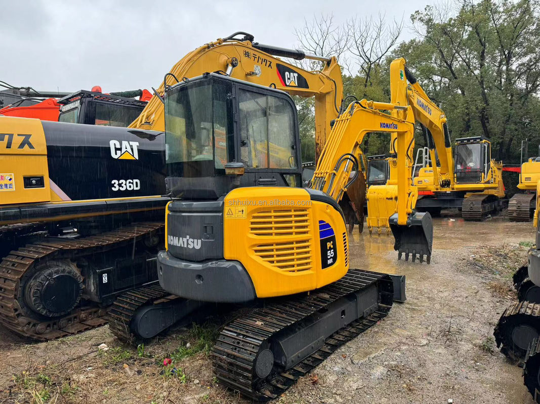 5.5ton mini excavadora usada usada komatsu pc55/precio barato de alta calidad de segunda mano Komatsu pc55 en venta
