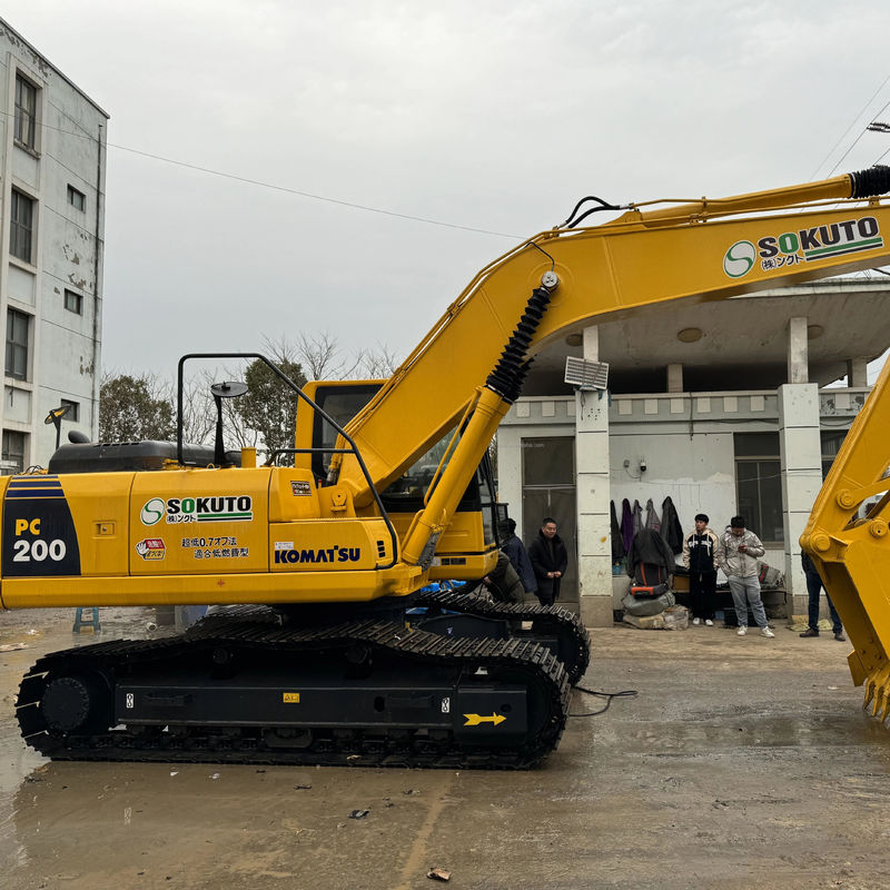 20 toneladas de color original excavadora usada excavadora de construcción Komatsu PC200 usada