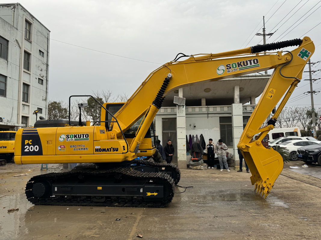 Excavadora de segunda mano de 20 toneladas Komatsu PC200 Excavadora tipo rastreador