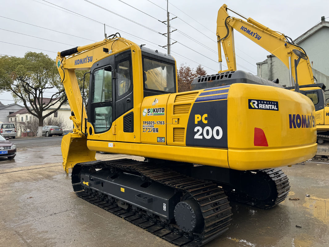 Excavadora de segunda mano de 20 toneladas Komatsu PC200 Excavadora tipo rastreador