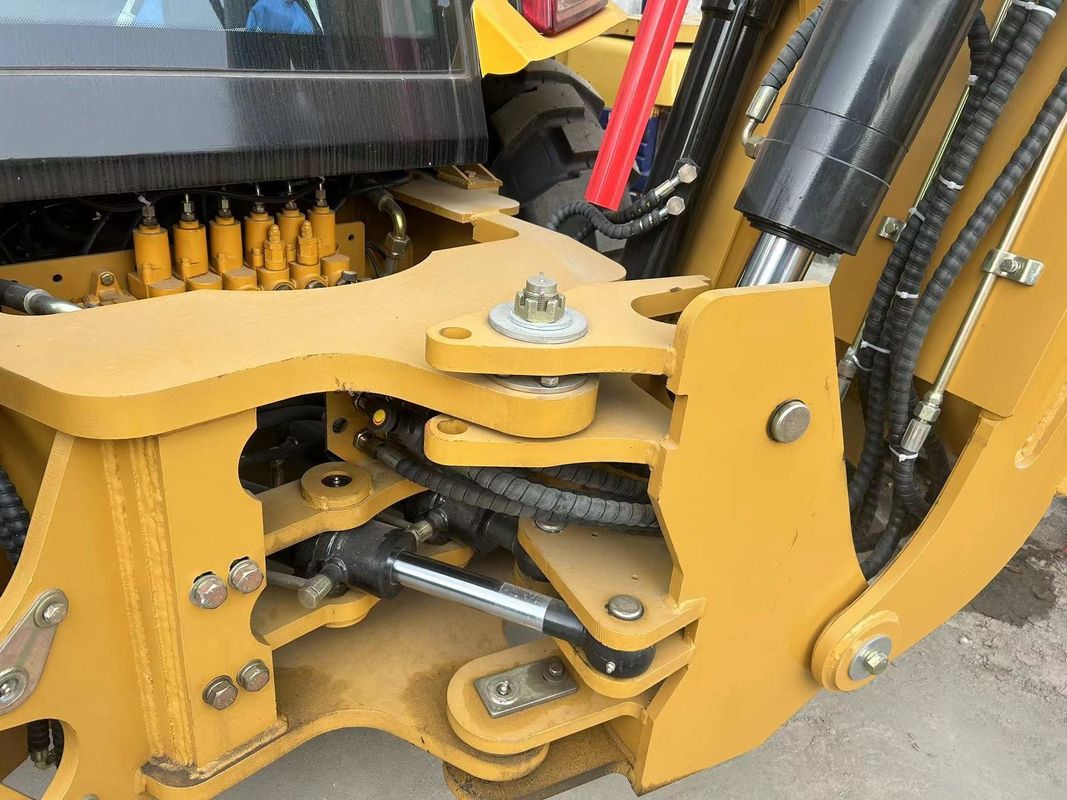 Excavadora usada Caterpillar CAT420F máquina de pintura de carreteras/ japonés de segunda mano tractor maquinaria de carreteras motor en buen estado