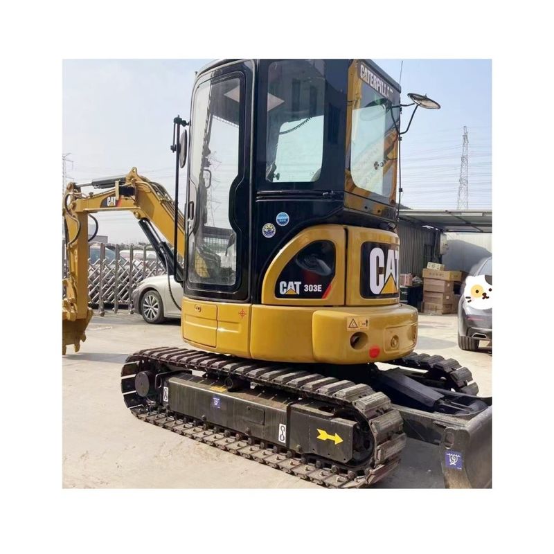 Excavadora para gatos usada CAT 303E excavadora de rastreo miniexcavadoras/CAT303E Máquinas de hogares agrícolas miniexcavadora de segunda mano