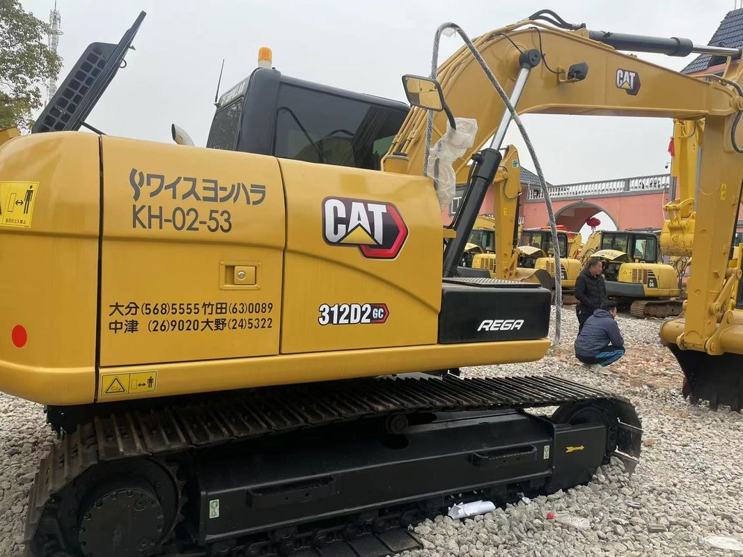 excavadora de alta potencia usada cat312d/de segunda mano de buena calidad excavadora de gato cat 312d