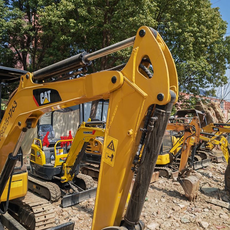 Excavadora mini cat 303 de segunda mano con motor original cat 303 con precio barato en venta