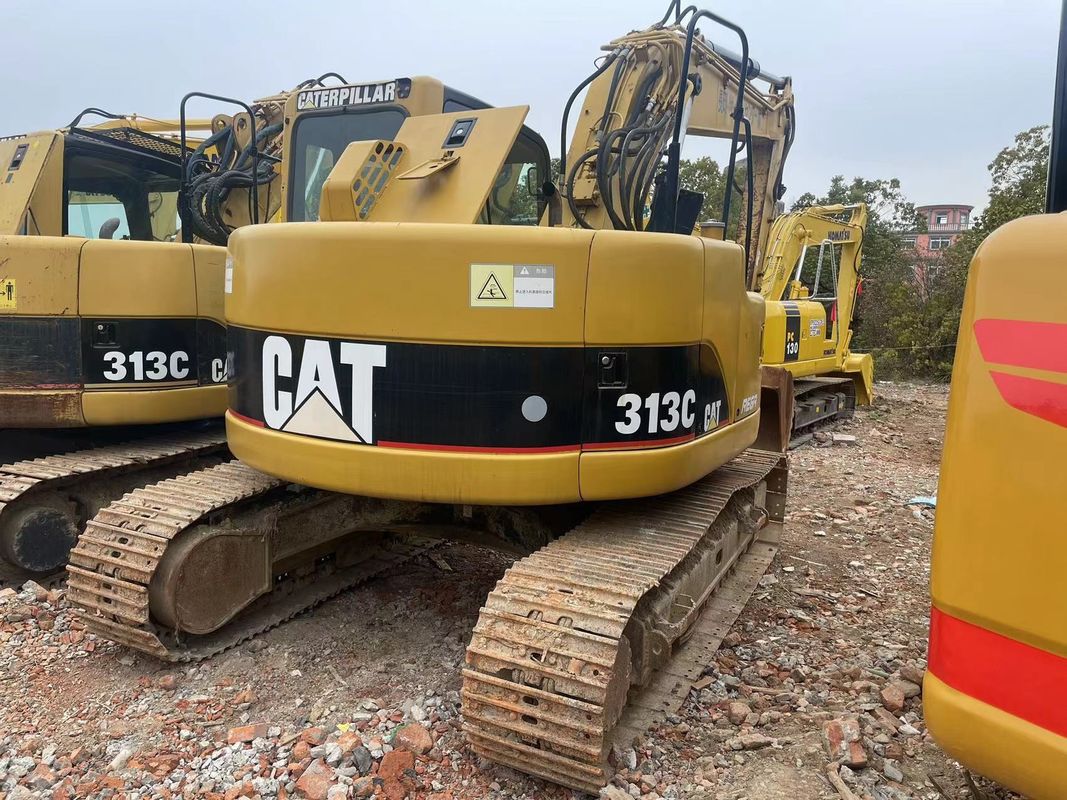 Excavadora de 13 toneladas cat 313c/excavadora de segunda mano de alta potencia cat 313c