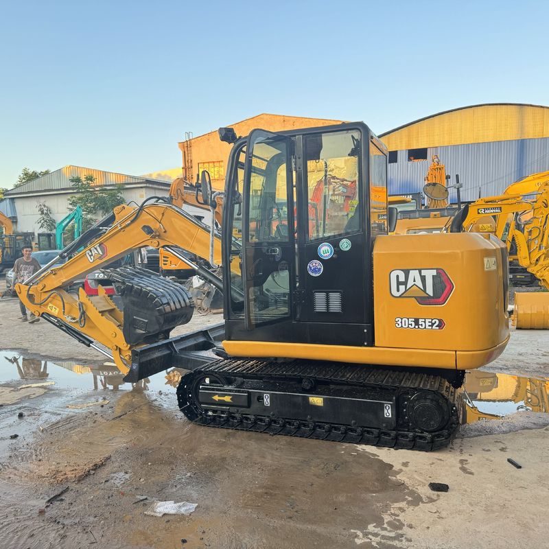 Cumple con las normas de emisiones de la UE utilizan excavadoras excavadora CAT 305.5E2 tienen certificados EPA y CE mejor calidad mejor precio