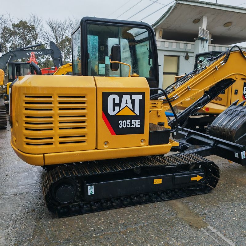 Mini excavadora usada CAT 305.5E sin cola Caterpillar 305.5 mini excavadora precio bajo CAT302 CAT305.5 CAT306 CAT304 CAT305 a la venta