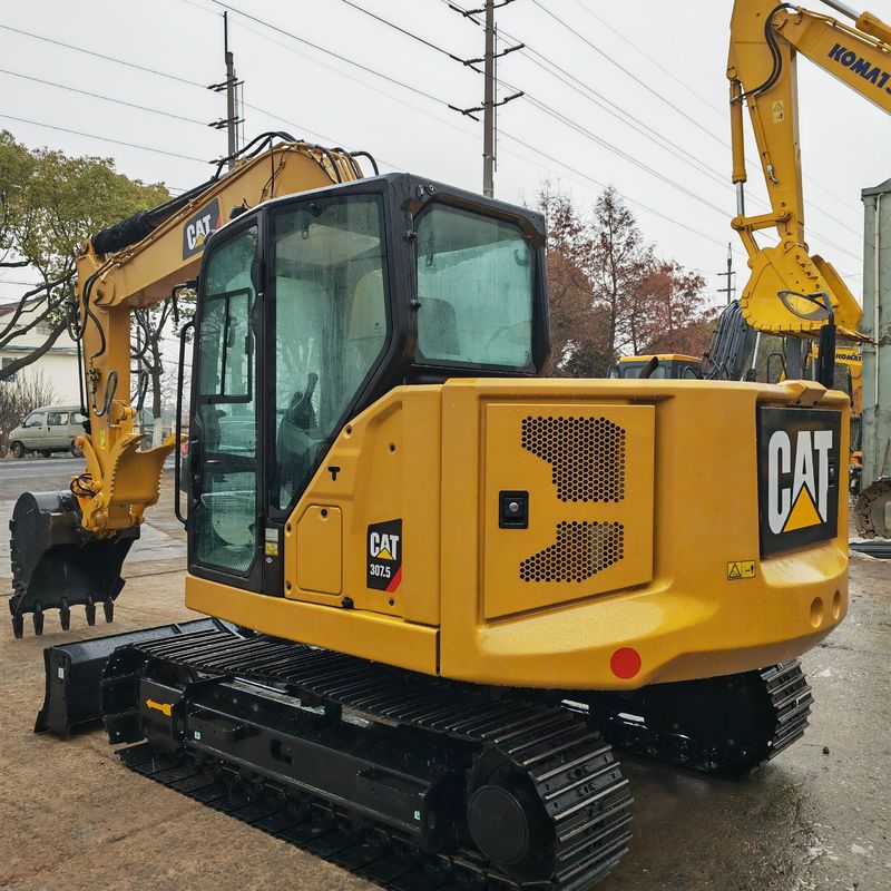 excavadora de arrastrador CE/EPA 7 toneladas mini excavadora usada CAT 307.5 en venta 306 307.5 308 en buen estado