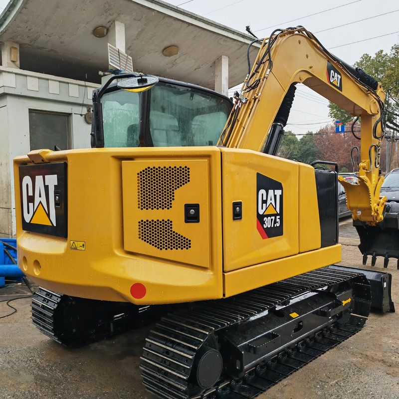 excavadora de arrastrador CE/EPA 7 toneladas mini excavadora usada CAT 307.5 en venta 306 307.5 308 en buen estado