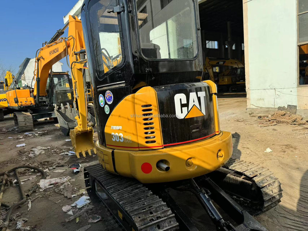 Casi nuevo Japón mini excavadora usada de 3 toneladas CAT303CR Excavadora usada japonesa precio de excavadora usada en venta