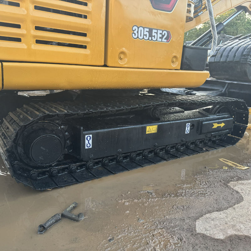 En buen estado excavadora CAT 305.5 oruga 305.5E2 306 307 excavadora con dozer, mini excavadora usada CAT en venta caliente en stock